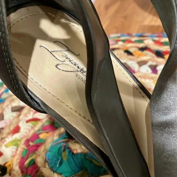 Imagine Vince Camuto Devin satin silver  heels - Picture 2 of 6